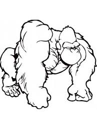 Cool Gorilla Coloring Pages The Gorilla Is The Second Species After The Chimpanzee Is Closest To Humans The In 2020 Animal Coloring Pages Gorillas Art Coloring Pages