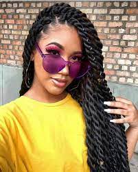 Ghanaian Hairstyles On Instagram Stunning Twist Braids Rika Ferrera Twistbraids Follow G Twist Braid Hairstyles Twist Braids Havana Twist Braids