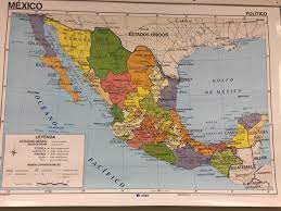 Mexico Map In Spanish Political Map Of Mexico In Spanish : R/Mapporn