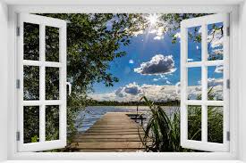 3d Wandbild Fototapete Fensterblick Natur Strand Wald Selbstklebende Pvc Vlies Eur 19 90 Selbstklebende Vinyl Folie Fototapete Wandtapete 3d Wandbilder