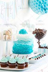 Dessert Table Blue Baby Shower Food Baby Shower Cupcakes For Girls Baby Shower Food For Girl