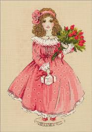 All patterns by the shop tube are in pdf format and this pattern arrives as an instant download. Doll Sophie Counted Cross Stitch Kit