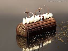Buche De Noel Carres De Chocolat Recette Buche De Noel Chocolat Dessert Noel