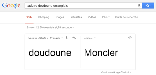 Écrire un texte & sélectionner un traducteur deepl google reverso systran bing prompt. Doudoune Se Traduit En Marque Sur Google Traduction