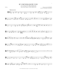 Major scales for viola | easy. If I Never Knew You Love Theme From Pocahontas Sheet Music By Jon Secada And Shanice For Viola Noteflight Marketplace