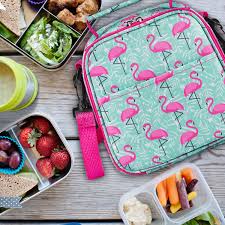 10 cold snacks for kids. Pink Flamingos Kids Lunch Box Insulated Snack Bag For Boys Girls Easy Clean 810651038648 Ebay