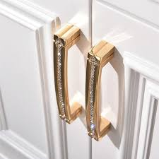 Palaiseau Gold Czech Crystal Handle Pulls Luxury Hardware Etsy In 2020 Gold Handles Diamond Furniture Gold