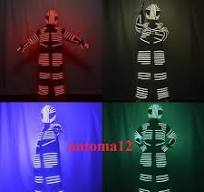 Multicolor LED Costume Clothing Suit DJ Party Show Glow Performance Props |  eBay