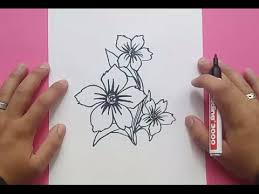 Hay flores de todos los colores y huelen genial. Como Dibujar Flores Paso A Paso 5 How To Draw Flowers 5 Youtube