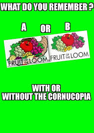 Fruit of the loom logo mandela effect. There S No Cornucopia Mandela Effect Mandala Effect Mandela