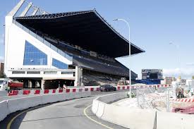 Atletico madrid show off new stadium ahead of opening. Vicente Calderon Demolition M 30 Motorway Diverted Past Atleti S Old Stadium As Com
