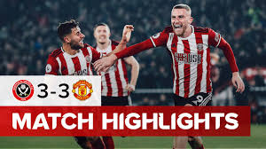 Manchester united have no fresh injury concerns ahead of their clash with sheffield united tonight. Sheffield United 3 3 Manchester United Premier League Highlights Youtube