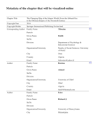 Pdf The Changing Map Of The Islamic World From The Abbasid