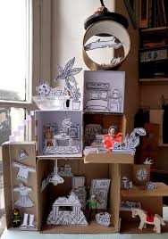 Une Super Maison Art En Carton Art Jeunes Enfants Bricolage Papier