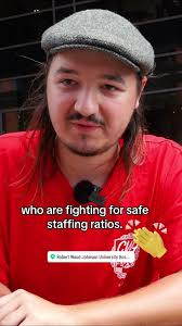 Community member and activist Tyler Bane joins the frontlines in support of  the nurses at Robert Wood Johnson Hospital. They are striking due to Unfair  Labor Practices, emphasizing the critical ...