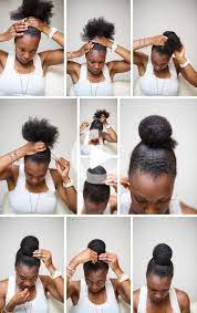 Melissa Erial Natural Hair Growth Hair Updos Natural Hair Bun Styles Natural Hair Styles Natural Hair Styles Easy