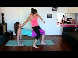 Yoga offers a huge variety of yoga poses. Yoga Challenge 2 Girls Youtube