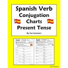 spanish verb tenses chart pdf