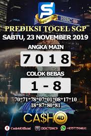 Prediksi Togel Singapura Sabtu 23 November 2019 Singapura Minggu 11 September