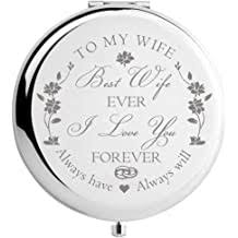 This would be the best birthday gift idea. Buy Wife Birthday Gift Ideas From Husband Wife Gifts For Anniversary Christmas Valentines Day Mothers Day Engraved Makeup Mirror For Her Best Wife Online In Vietnam B07vs7m9px