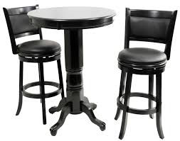 Augusta 3 Piece Pub Table Set Black Pub Table Sets Pub Table Pub Set