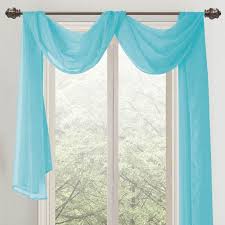 Easily revitalize your home decor with new window. Celine Sheer 55 X 216 In Sheer Curtain Scarf Valance Closeoutlinen
