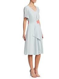 Emporio Armani Gathered Silk A Line Dress A Line Dress Dresses Dresses For Work