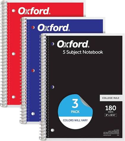Oxford Notebook Pack
