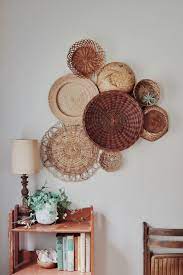 basket wall decor 7 piece set boho baskets on easy trailing house plants