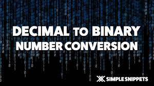 The fact that there are ten symbols. Decimal To Binary Number Conversion With Decimal Point Number System Conversions Youtube