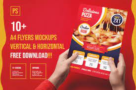 Download Free A4 Flyer Mockup Collections Creativetacos