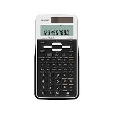 Free online calculators, formulas, step by step procedures, practice problems and real world problems to practice and learn math, finance and. Sharp Scientific Calculator El506tsbwh Big W