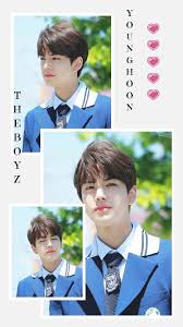 The Boyz Kim Younghoon Wallpaper Di 2020 Gaya Rambut Modern Suami Manipulasi Foto