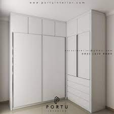 Yuk penuhi kebutuhan rumah seperti lemari pakaian, furniture, perlengkapan dapur, dan lain sebagainya hanya di qhomemart. Lemari Pakaian Sliding Finishing Hpl Warna Putih Kalisari Pasar Rebo Jakarta Portu Interior