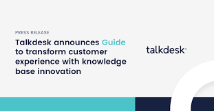 Maybe you would like to learn more about one of these? Talkdesk Announces Guide To Transform Customer Experience With Knowledge Base Innovation Business Wire