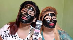 Charkol black mask (monsub) review & demo me & my friend - YouTube