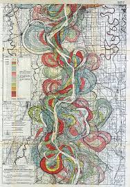 gorgeous vintage maps of the mississippi rivers path over