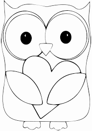 Valentine Animal Coloring Pages Unique Print Full Size Image Printable Animal Owl Coloring In 2020 Owl Coloring Pages Heart Coloring Pages Owl Patterns