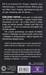 Vi använder cookies, egna och tredje part, på denna webbplats för att bland annat. Varldens Vinter Giganternas Fall Band 2 Amazon De Follett Ken Mattson Marina Andersson Leo Samuelsson Peter Karlin Lena Fremdsprachige Bucher