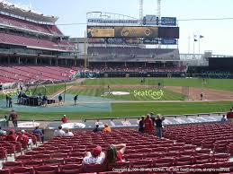 Rigorous Cincinnati Reds Seating Chart Rows Great American