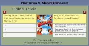 If you fail, then bless your heart. Holes Trivia