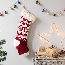 Free nz shipping on orders over $100. Personalised Christmas Stocking Knitting Kit By Wool Couture