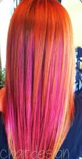 Orange And Pink Dyed Hair Hair Color Orange Pink And Orange Hair Hair Inspo Color