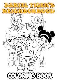 A coloring page full of imagination. Daniel Tiger S Neighborhood Coloring Book Coloring Book For Kids And Adults Activity Book With Fun Easy And Relaxing Coloring Pages By Ivazewa Alexa Amazon Ae
