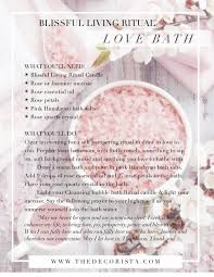 A Blissful Bath Time Ritual To Draw In Love Ashlina Kaposta Spiritual Bath Bath Recipes Ritual Bath