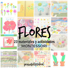 1 método montessori, 6 actividades para niños de 2 años. Pequefelicidad Flores 23 Actividades Y Materiales Montessori