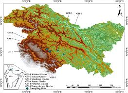 Getaways (1 to 3 nights). Map Of Jammu And Kashmir Showing The Location Of The Glaciers Download Scientific Diagram