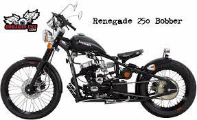 Renegade 250 Bobber Motorcycle Bobber Bobber Motorcycle Custom Bobber