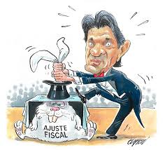 Clayton Rebouças | Haddad cita compromisso com ajuste fiscal ao FMI #charge #cartum #cartoon #humor #política #humorpolitico #desenho #art #caricatura... | Instagram