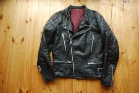 Vintage 80 S British Wolf Leather Black Leather Cafe Racer Biker Motorcycle Jacket 38 Vintage Leather Jacket Versatile Jackets Leather